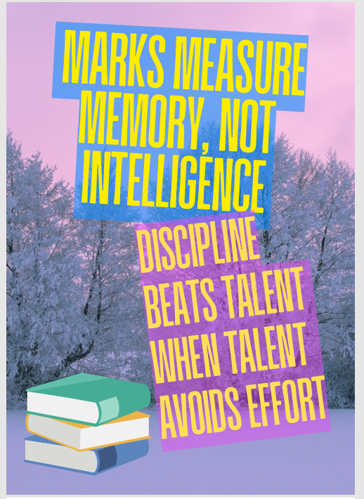 Marks measure memory teen poster